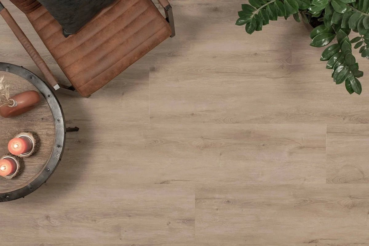 Floer Grau Eiche Landhaus Klebe-Vinyl FLR-3234 - Solzaleben.de