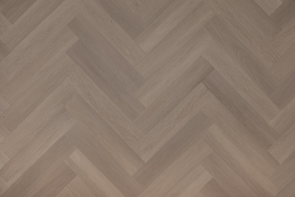 Floer Greige Eiche Fishgrät Klebe-Vinyl FLR-3511