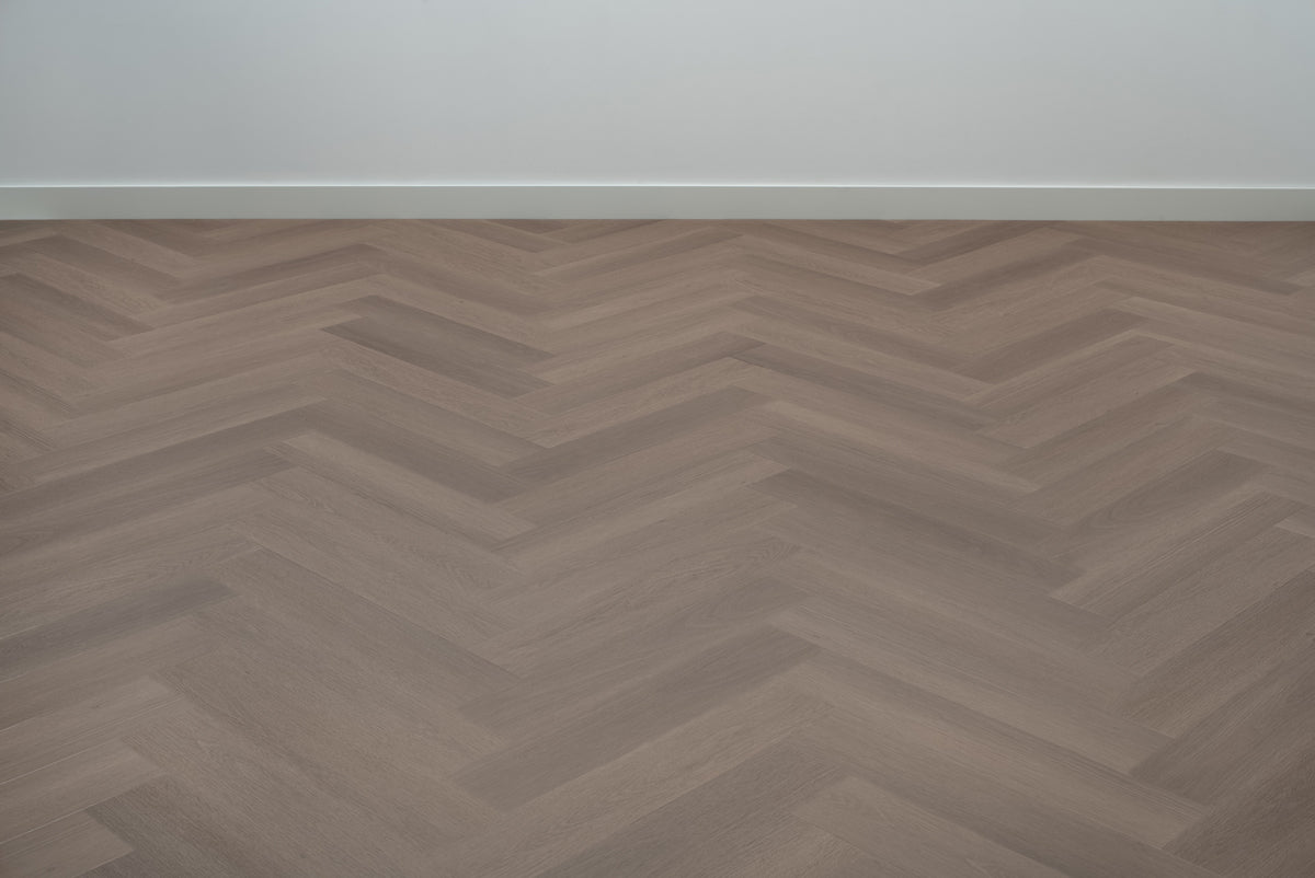 Floer Greige Eiche Fishgrät Klebe - Vinyl FLR - 3511 - Solzaleben.de