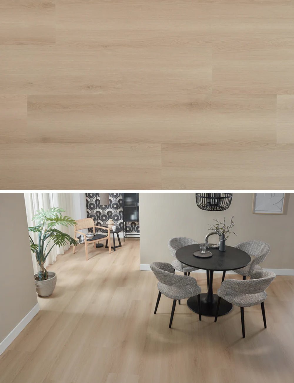 Floer Hellbraune Eiche Landhaus Klebe-Vinyl FLR-3236 - Solzaleben.de