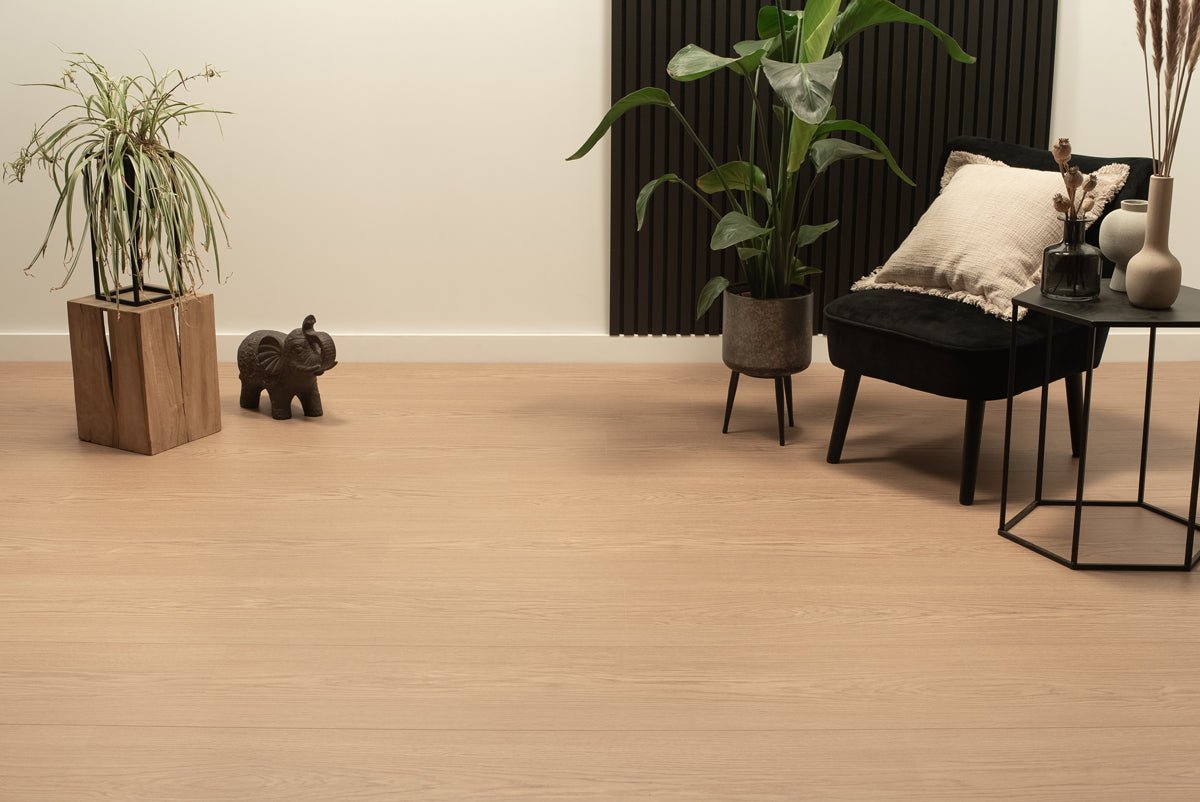Floer Hellbraune Eiche Landhaus Laminat FLR-1038 - Solzaleben.de
