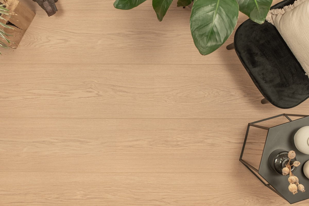 Floer Hellbraune Eiche Landhaus Laminat FLR-1038 - Solzaleben.de