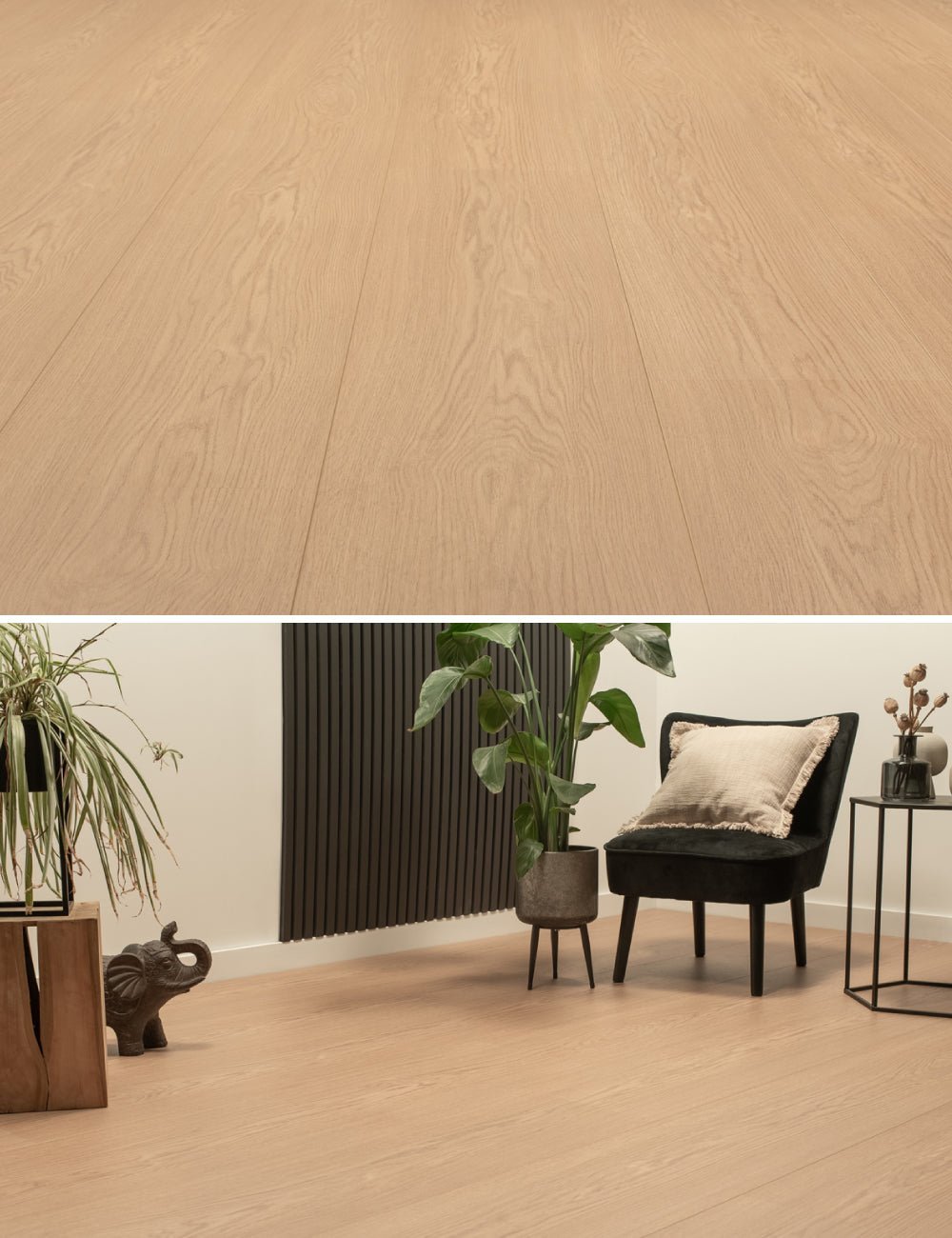 Floer Hellbraune Eiche Landhaus Laminat FLR-1038 - Solzaleben.de