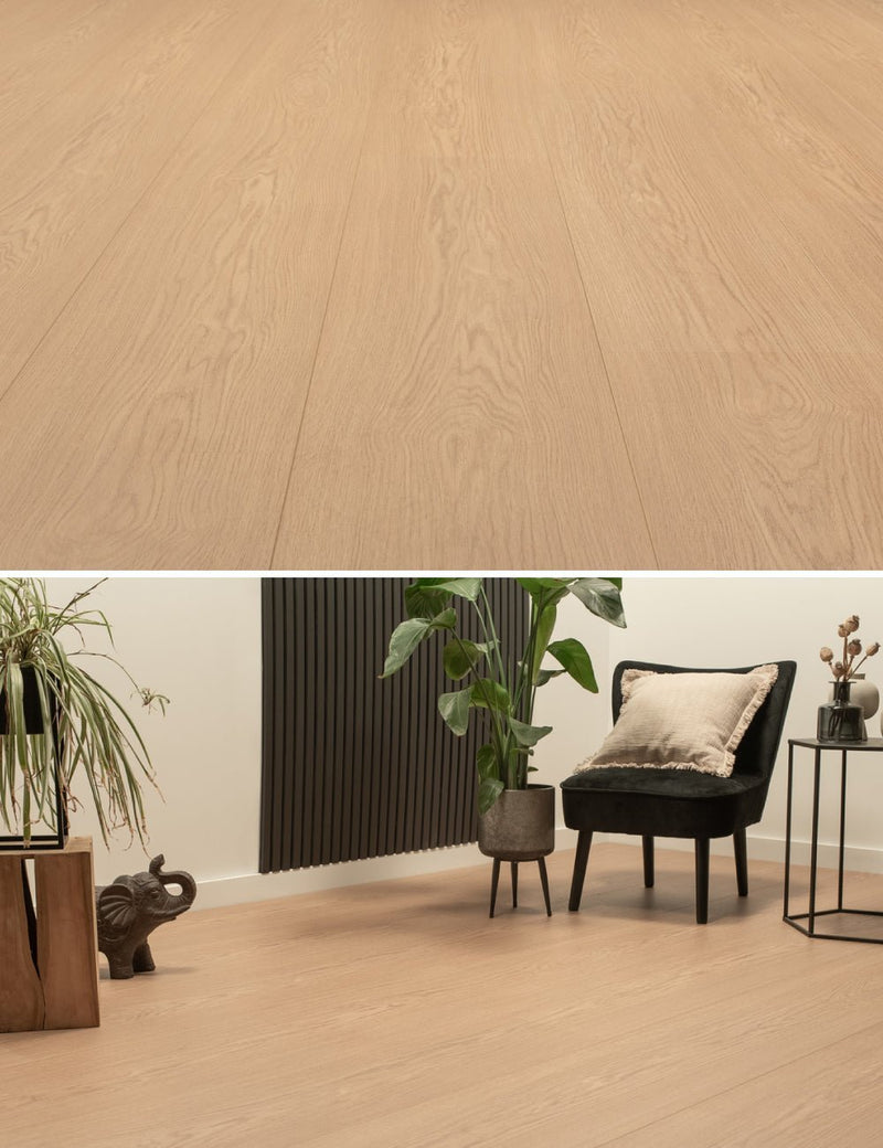 Floer Hellbraune Eiche Landhaus Laminat FLR-1038 - Solzaleben.de
