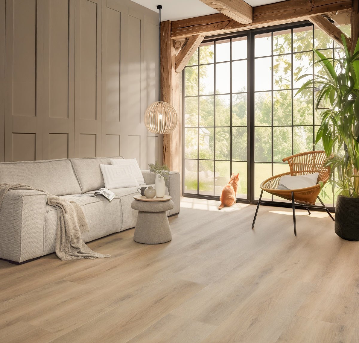 Floer Ländlich Eiche Landhaus Klebe-Vinyl FLR-3230 - Solzaleben.de