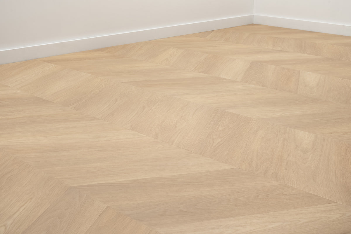Floer Natur Eiche Chevron Klebe - Vinyl FLR - 3571 - Solzaleben.de