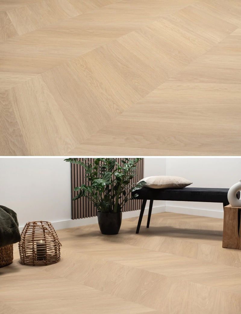 Floer Natur Eiche Chevron Klebe-Vinyl FLR-3571 - Solzaleben.de
