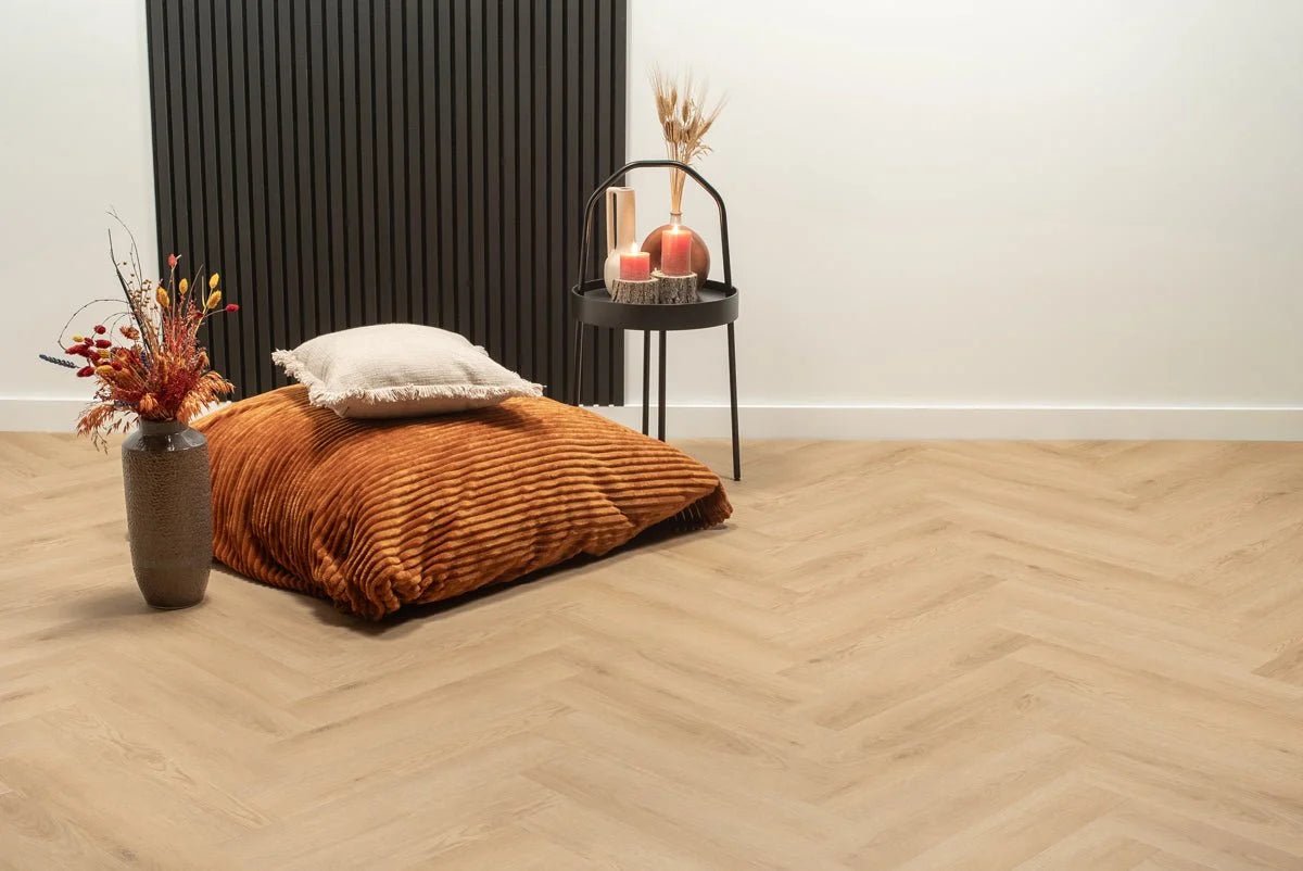 Floer Natur Eiche Fishgrät Klick Vinyl FLR-3933 - Solzaleben.de