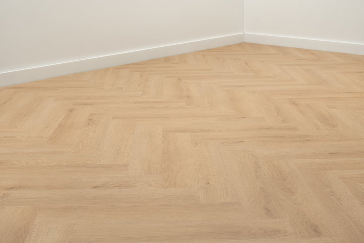 Floer Natur Eiche Fishgrät Klebe - Vinyl FLR - 3513 - Solzaleben.de