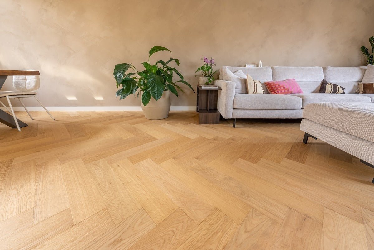 Floer Natur Eiche Hybrid Holz Fishgrät FLR-5017 - Solzaleben.de