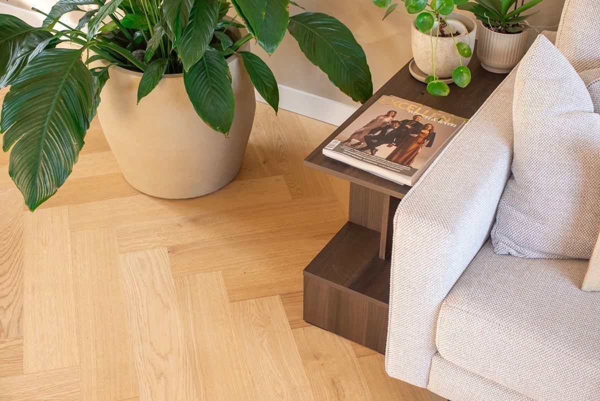 Floer Natur Eiche Hybrid Holz Fishgrät FLR-5017 - Solzaleben.de