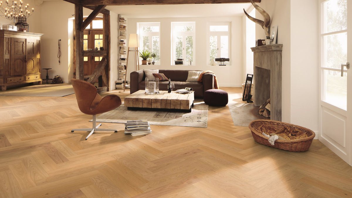 Floer Natur Eiche Hybrid Holz Fishgrät FLR - 5017 - Solzaleben.de