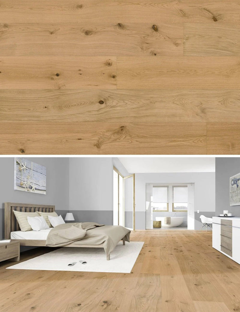 Floer Natur Eiche Rustikal Hybrid Holz FLR-5001 - Solzaleben.de