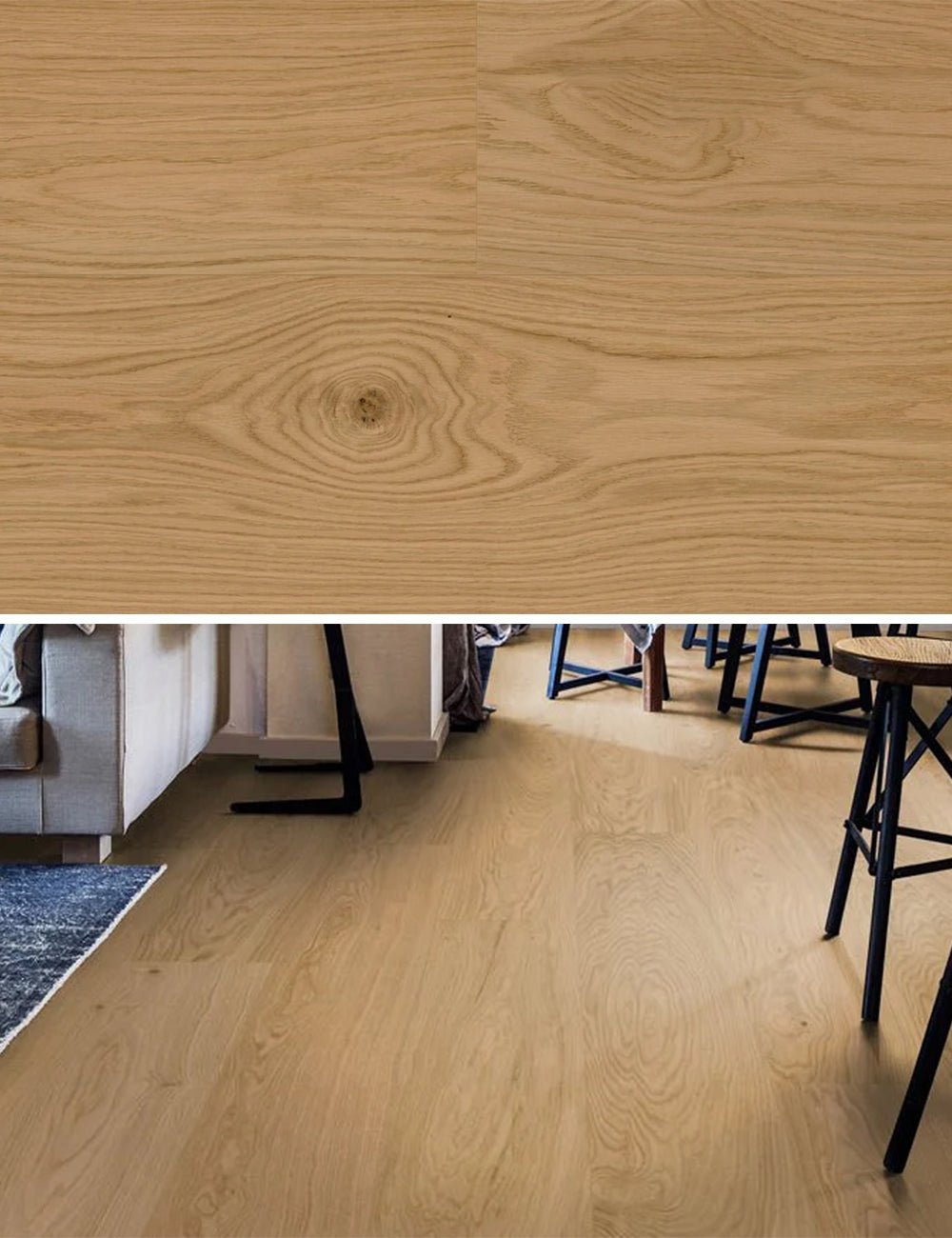 Floer Natur Eiche Subtil Hybrid Holz FLR-5000 - Solzaleben.de