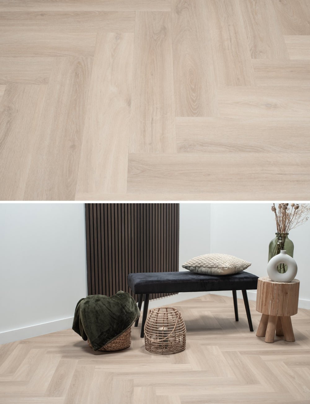 Floer Reine Eiche Fishgrät Klebe-Vinyl FLR-3514 - Solzaleben.de