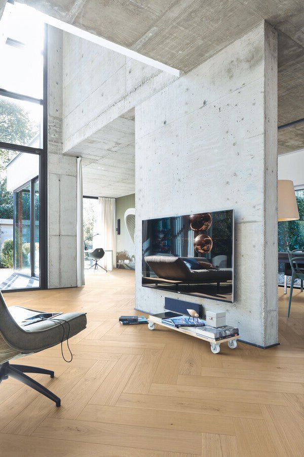 Floer Reine Eiche Hybrid Holz Fishgrät FLR-5015 - Solzaleben.de
