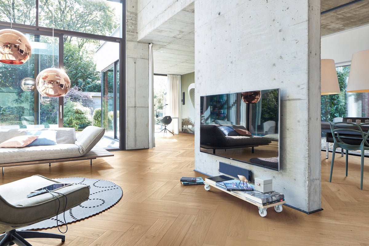 Floer Reine Eiche Hybrid Holz Fishgrät FLR-5015 - Solzaleben.de