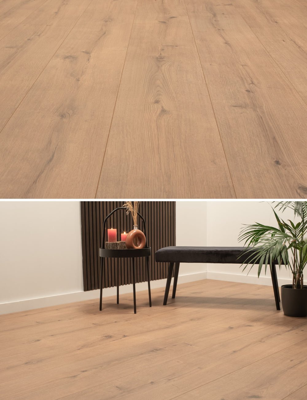 Floer Robuste Braune Eiche Landhaus Laminat FLR-1036 - Solzaleben.de