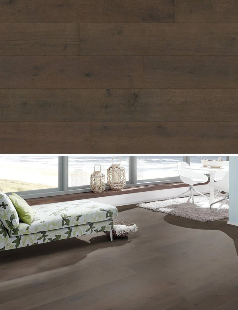 Floer Schwarz Eiche Rustikal Hybrid Holz FLR-5012 - Solzaleben.de
