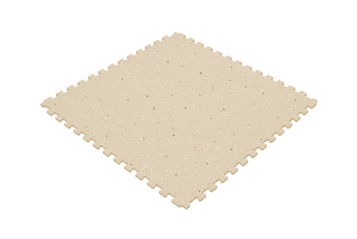 Floer STERC Dünensand Beige Industrie Klick Vinyl Fliesen FLR-7206 - Solza