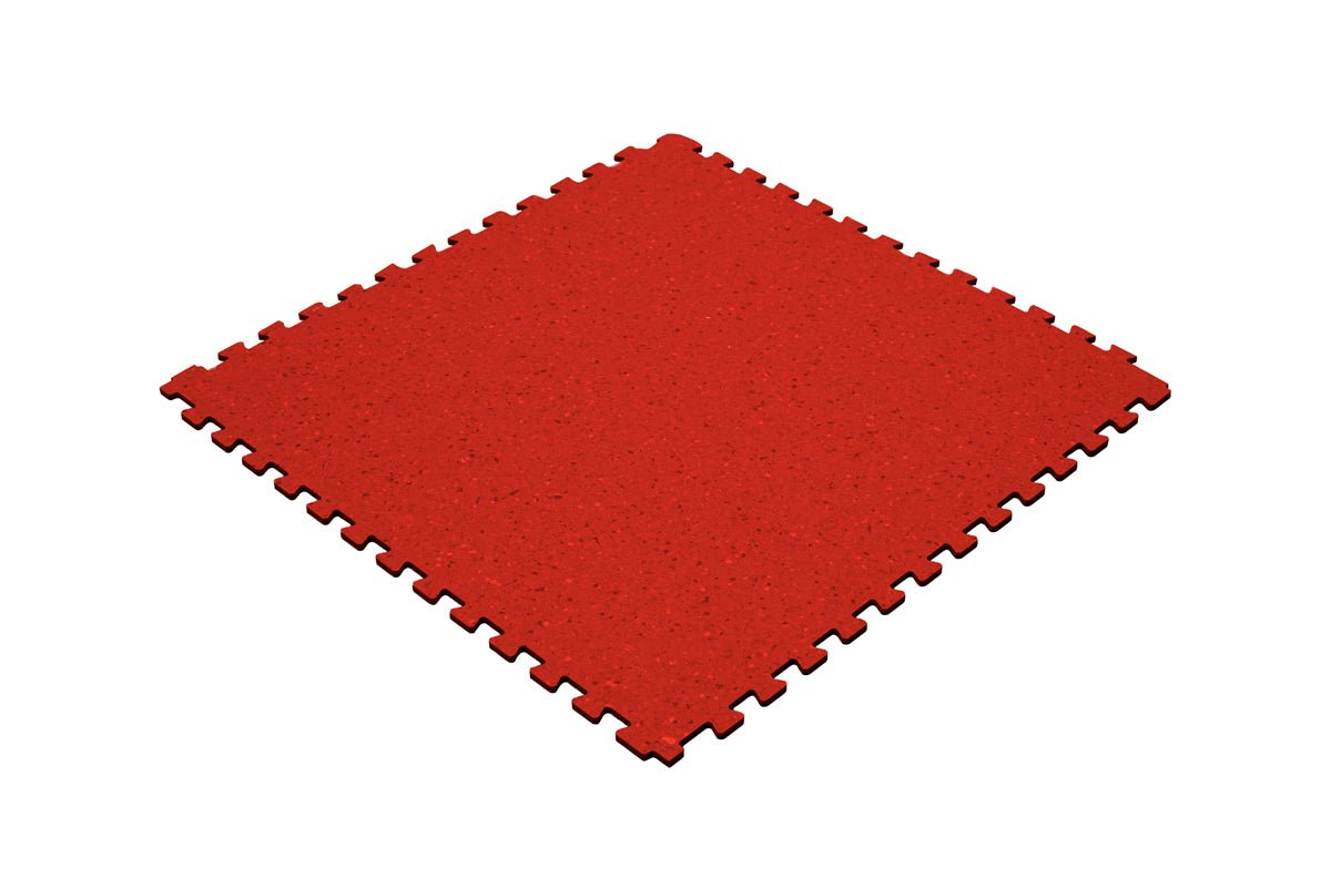 Floer STERC Feuersteinrot Industrie Klick Vinyl Fliesen FLR-7204 - Solza
