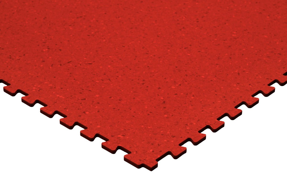 Floer STERC Feuersteinrot Industrie Klick Vinyl Fliesen FLR-7204 - Solza