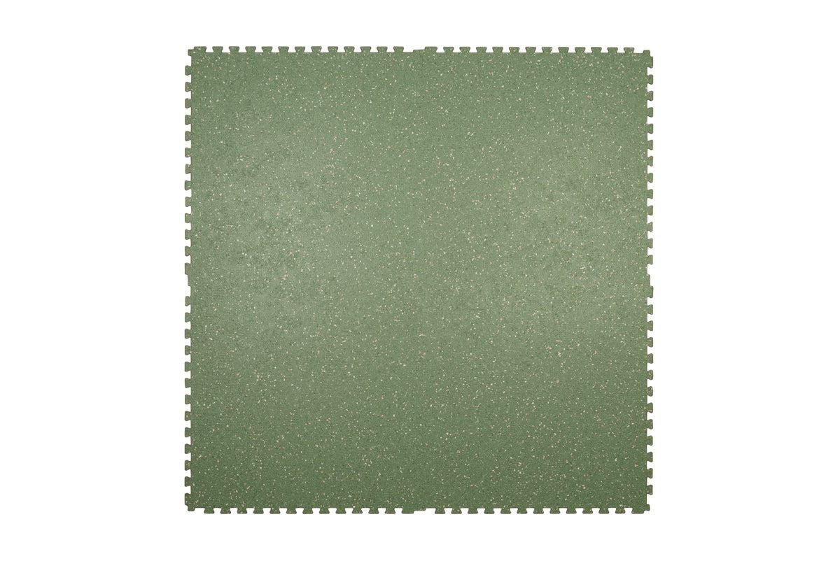Floer STERC Moosgrün Industrie Klick Vinyl Fliesen FLR-7207 - Solza