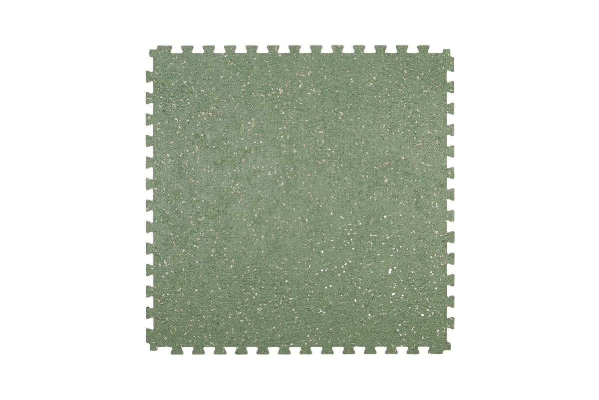 Floer STERC Moosgrün Industrie Klick Vinyl Fliesen FLR-7207 - Solza