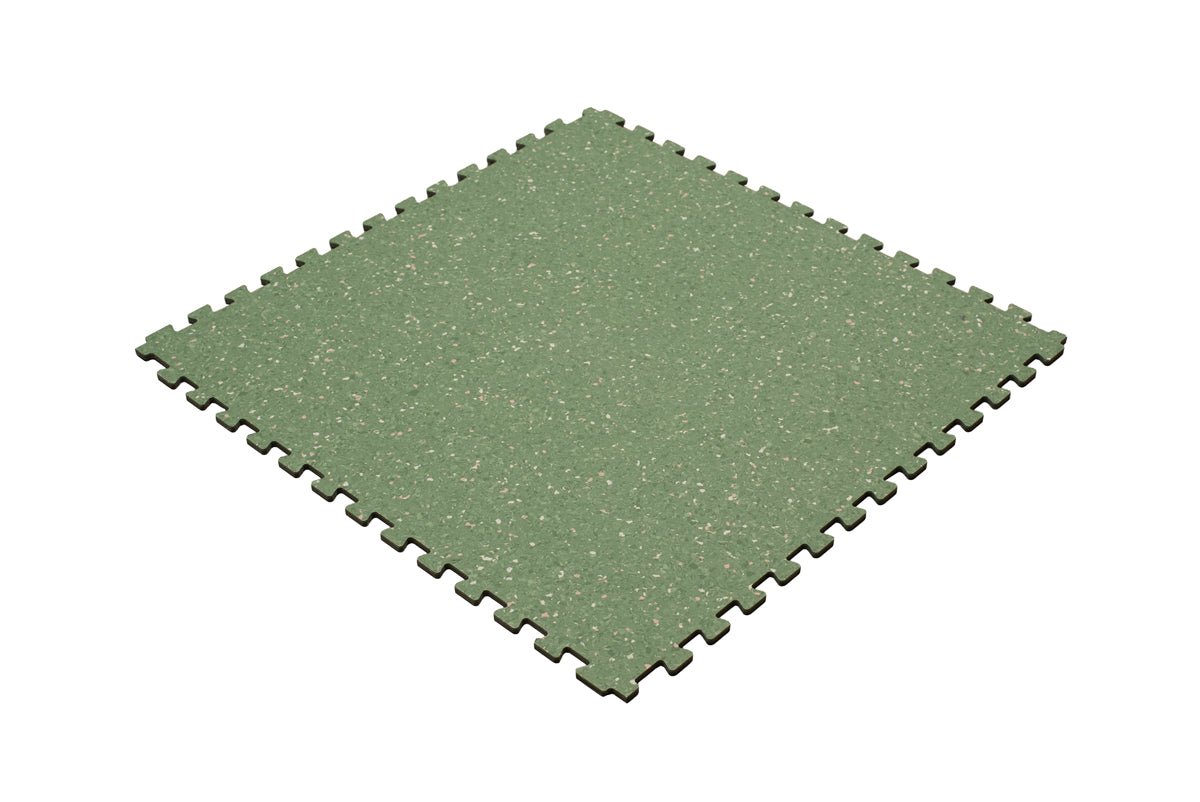 Floer STERC Moosgrün Industrie Klick Vinyl Fliesen FLR-7207 - Solza