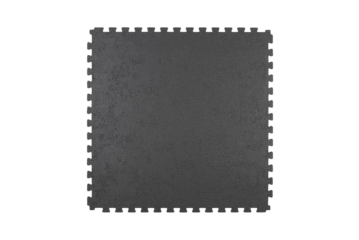 Floer STERC Nachtstein Schwarz Industrie Klick Vinyl Fliesen FLR-7202 - Solza