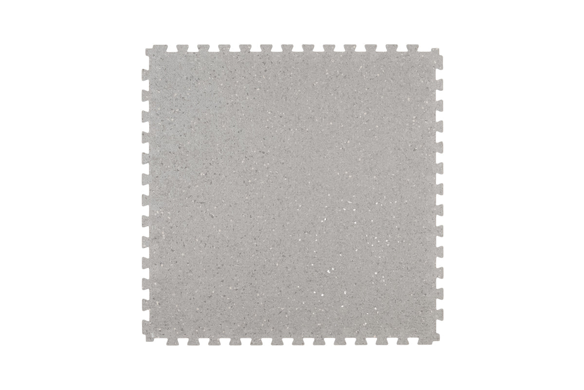 Floer STERC Silbernebel Industrie Klick Vinyl Fliesen FLR-7201 - Solza