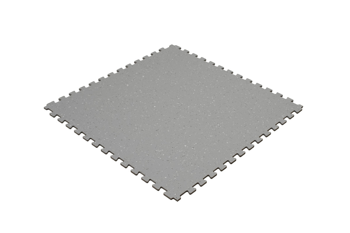 Floer STERC Sturmgrau Industrie Klick Vinyl Fliesen FLR-7203 - Solza