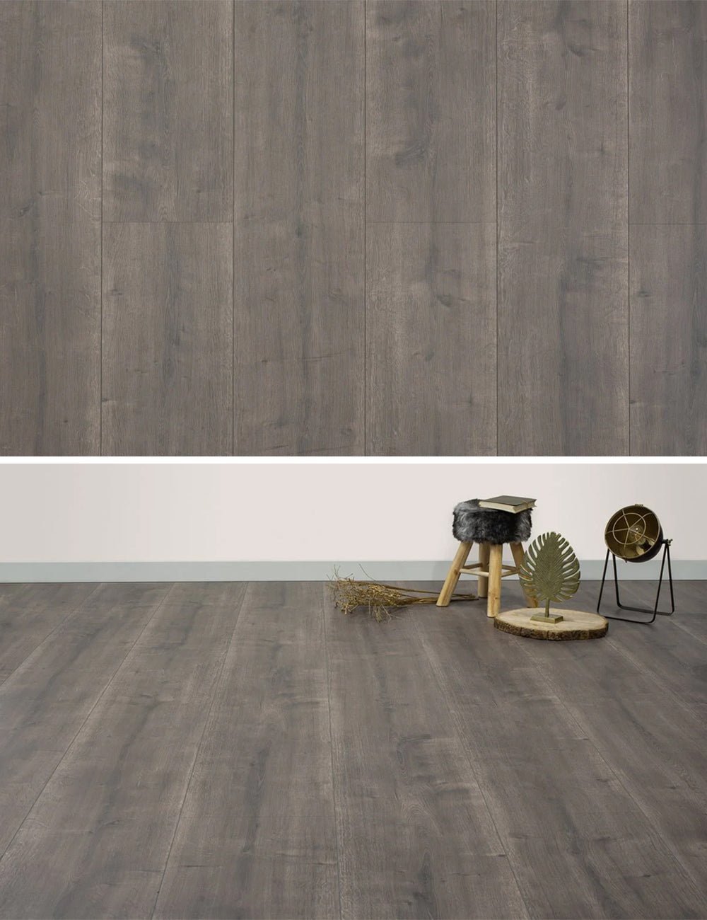 Floer Tiefbraune Eiche Landhaus Laminat FLR-1032 - Solzaleben.de