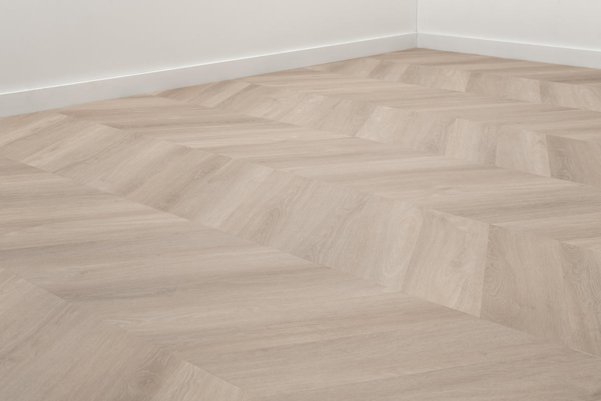 Floer Unbehandelt Eiche Chevron Klebe - Vinyl FLR - 3570 - Solzaleben.de