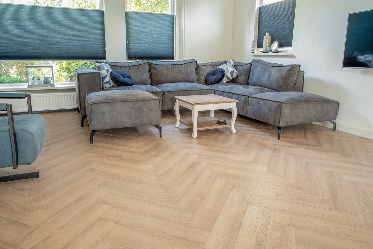 Floer Unbehandelt Eiche Fishgrät Laminat FLR - 1606 - Solzaleben.de