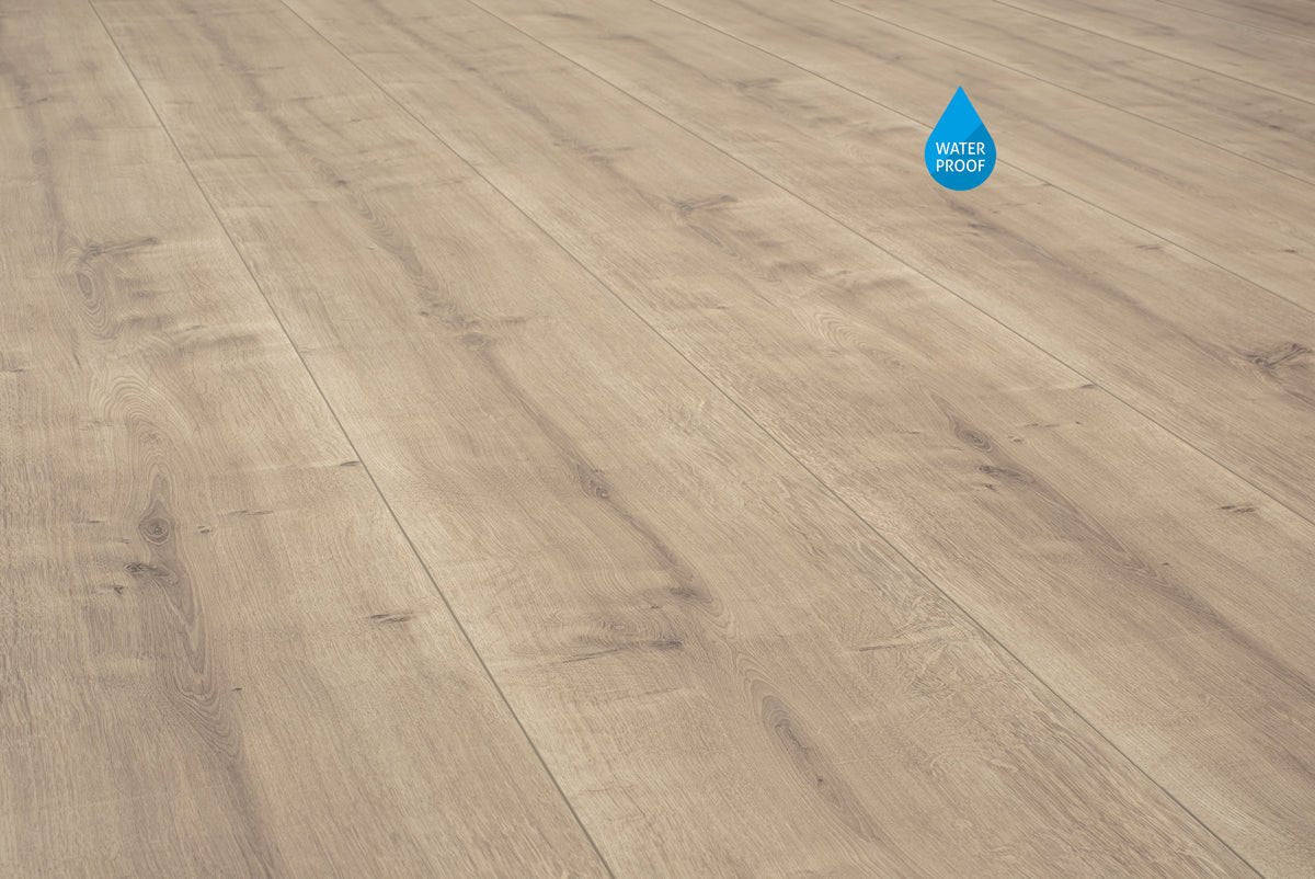 Floer Warmgraue Eiche Landhaus Laminat FLR-1033 - Solzaleben.de