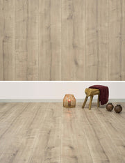 Floer Warmgraue Eiche Landhaus Laminat FLR-1033 - Solzaleben.de