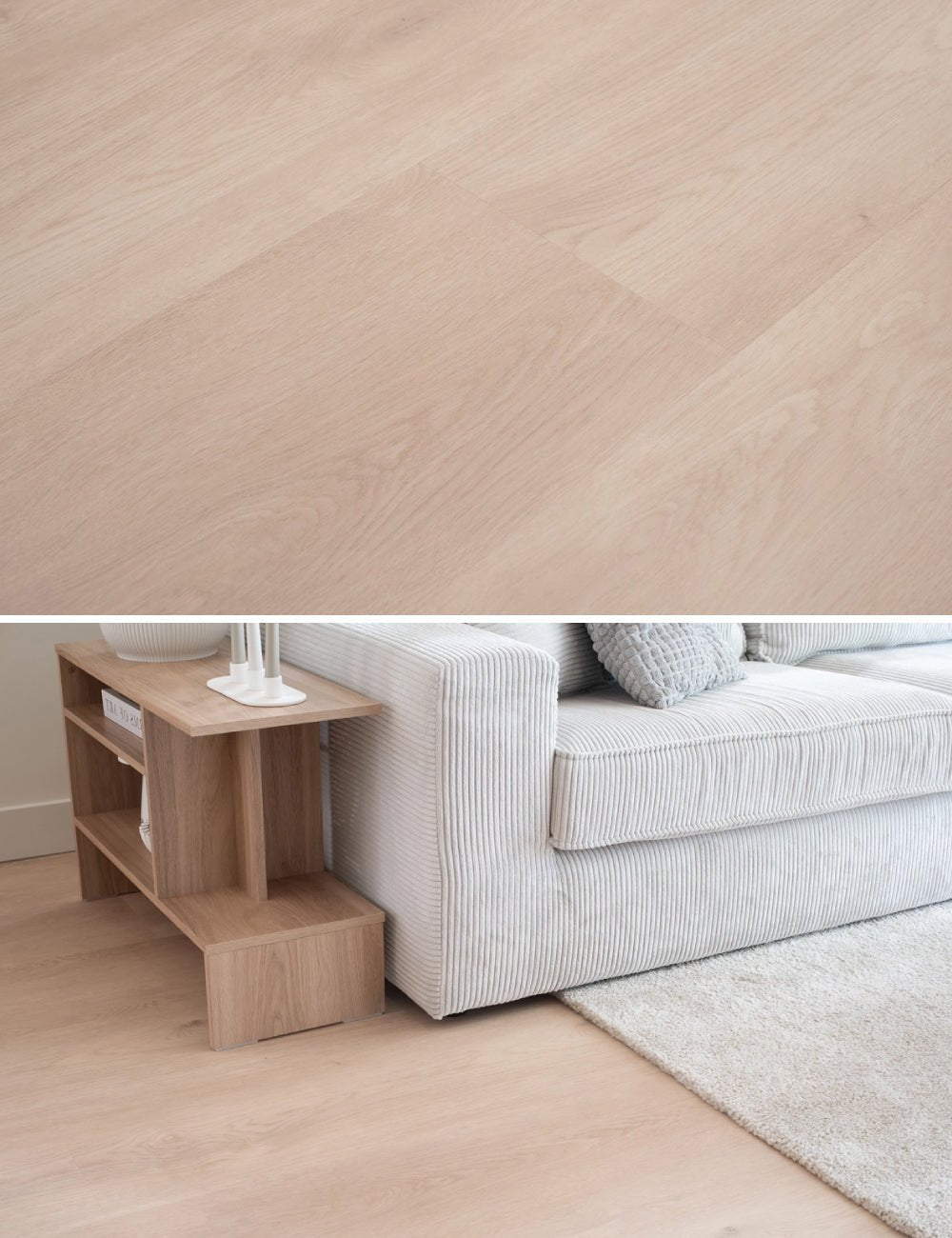 Floer Weiße Eiche Landhaus Klick Vinyl FLR-3752 - Solzaleben.de