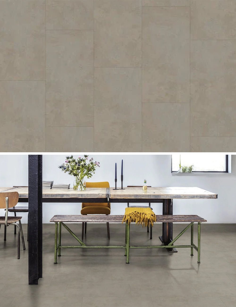 Floorify Oyster F515 Kleine Vinylfliese Klick - Vinyl - Solzaleben.de