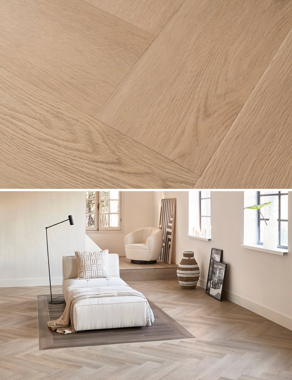 Rivièra Maison The Long Island Collection Long Beach Sand Herringbone 345 - 255834 - Solzaleben.de