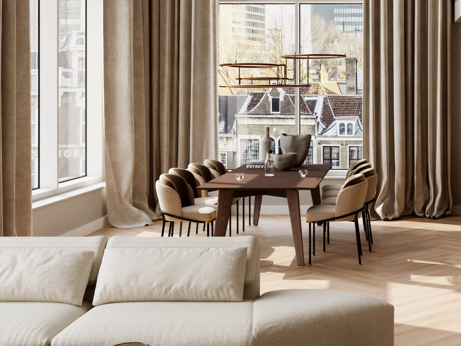 ROOM5 Royal Champagne Walfischgrät Klebe - Vinyl 555100201 - Solzaleben.de
