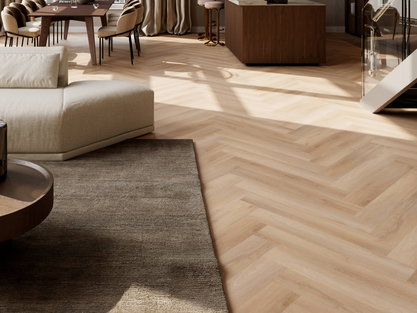 ROOM5 Royal Champagne Walfischgrät Klebe - Vinyl 555100201 - Solzaleben.de