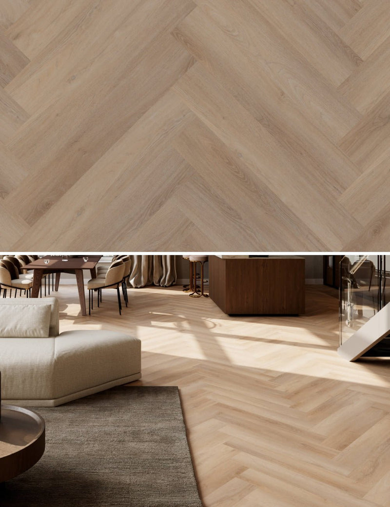ROOM5 Royal Champagne Walfischgrät Klebe-Vinyl 555100201