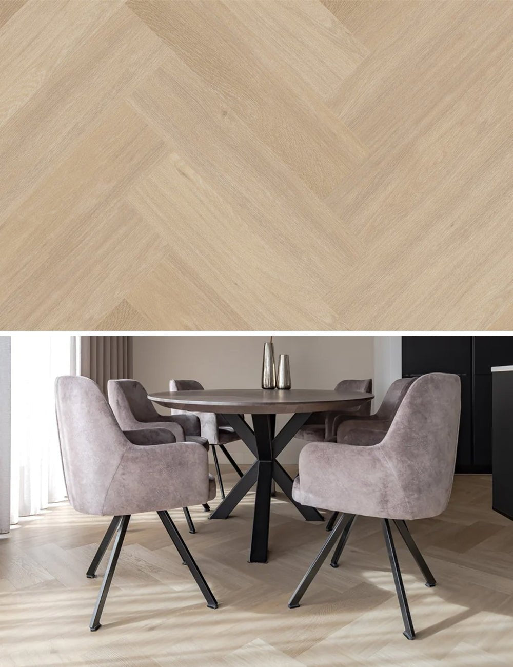Therdex 6042 Chevron Klebe-Vinyl - Solzaleben.de