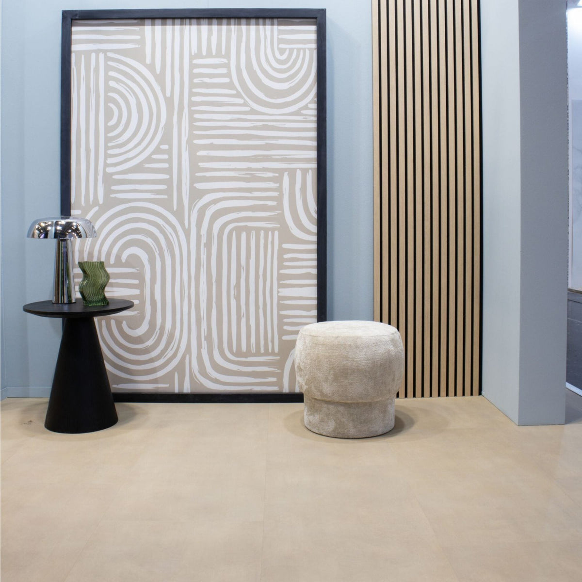 Vivafloors 1420 Warm Beige Fliese Klebe-Vinyl - Solzaleben.de