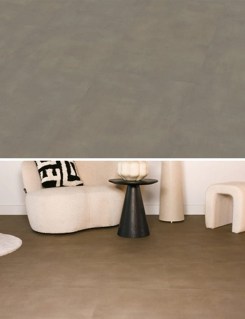 Vivafloors 1440 Warm Grey Fliese Klebe-Vinyl - Solzaleben.de